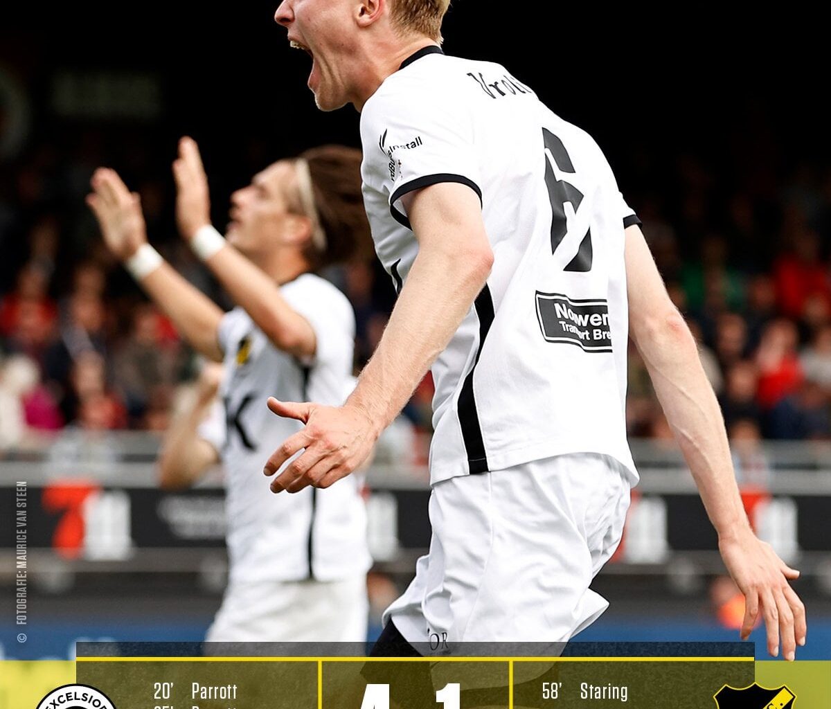 Remontada for Excelsior very close but NAC Breda are promoted to the Eredivisie despite 4-1 game (6-7 agg.)