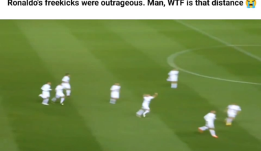 A young Courtois was completely bamboozled by the knuckleball. Real Madrid vs Atletico Madrid 4-1, La Liga 2011/12