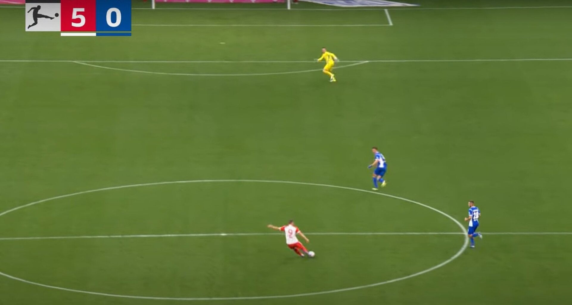Official: Harry Kane's halfway line strike against Darmstadt has been voted Bundesliga Goal of the Season ⚽