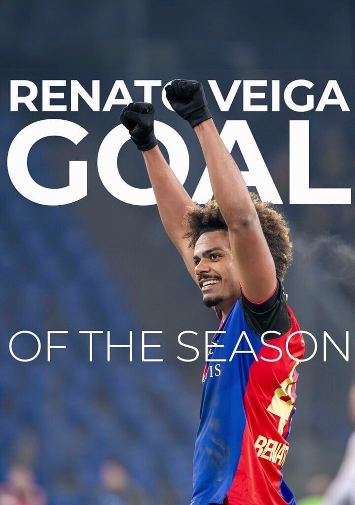 Renato Veiga, ex-Sporting, atualmente no Basileia, venceu o melhor golo da época da Liga Suíça, eleito pelos adeptos 🚀