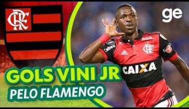 ge: ALL VINICIUS JUNIOR'S GOALS FOR FLAMENGO | Lists | ge.globo [English Translation]