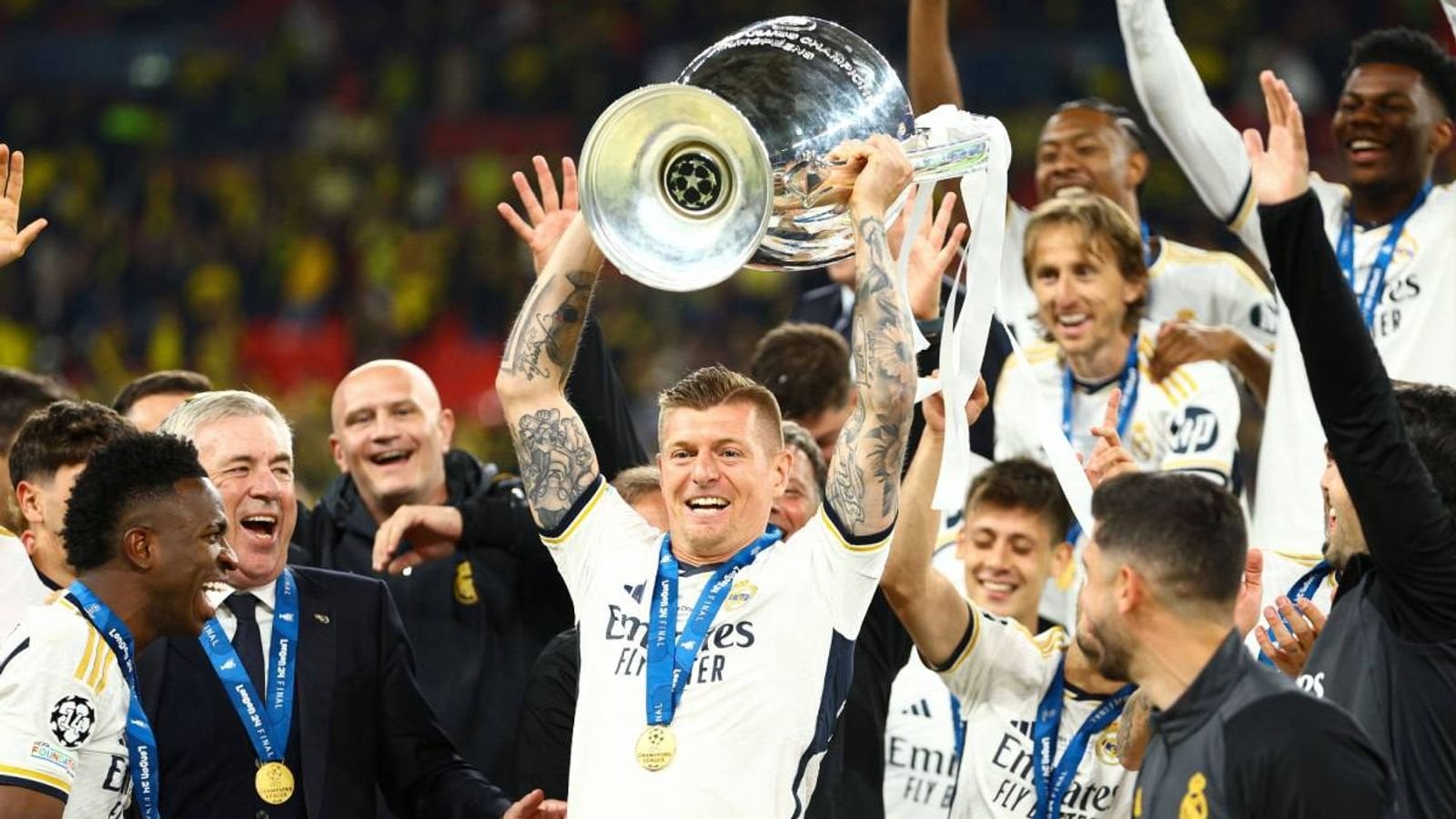 34. Titel in seiner Karriere: Mit dem CL-Gewinn ist Toni Kroos der erfolgreichste deutsche Spieler der Geschichte
