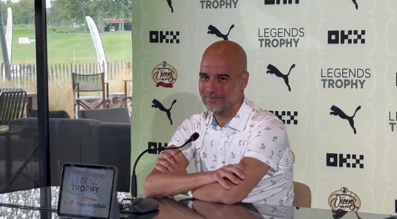 Is the door to coaching FC Barcelona closed in the future? Pep Guardiola: “Yes, they are closed.”[@victor_nahe]