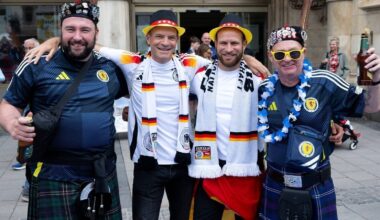 Online-Petition, die ein jährliches Freundschaftsspiel zwischen der deutschen und der schottischen Fußballnationalmannschaft fordert.