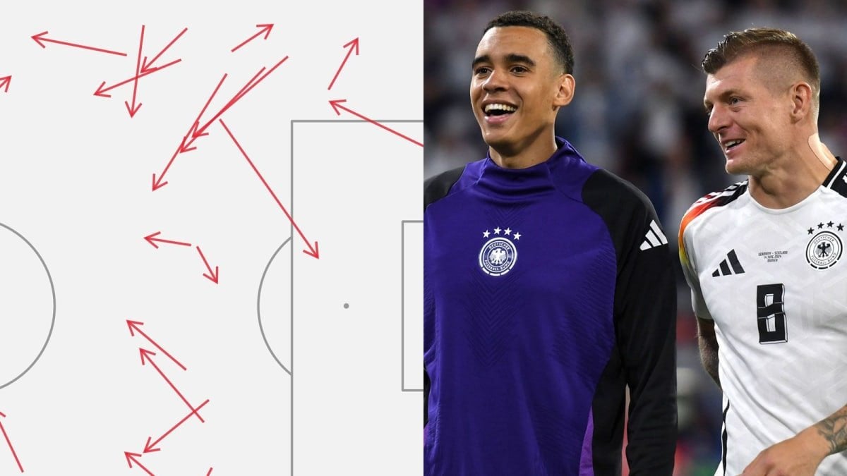 In Grafiken: Musiala und Kroos stellen EM-Passrekorde auf