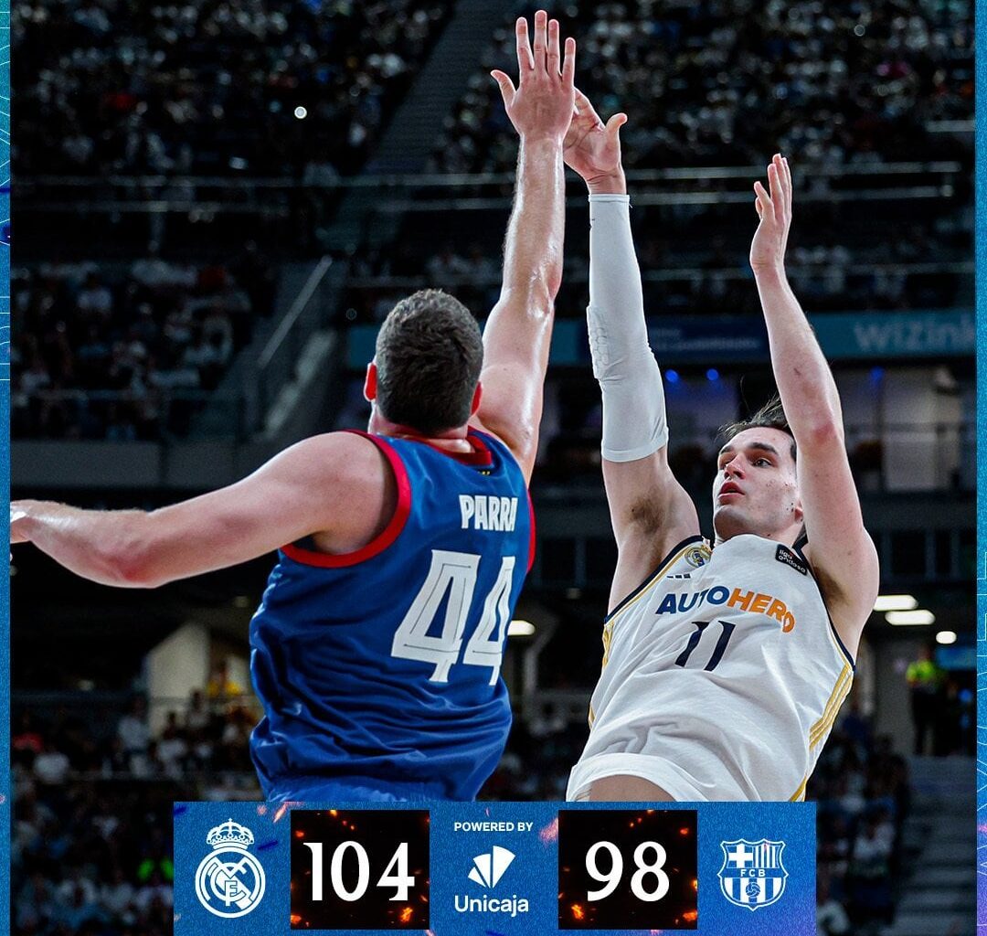 [Basket] We get the 2-0 after beating Barça 104-98 in the League Semifinals. 3rd match, this Sunday in Barcelona.