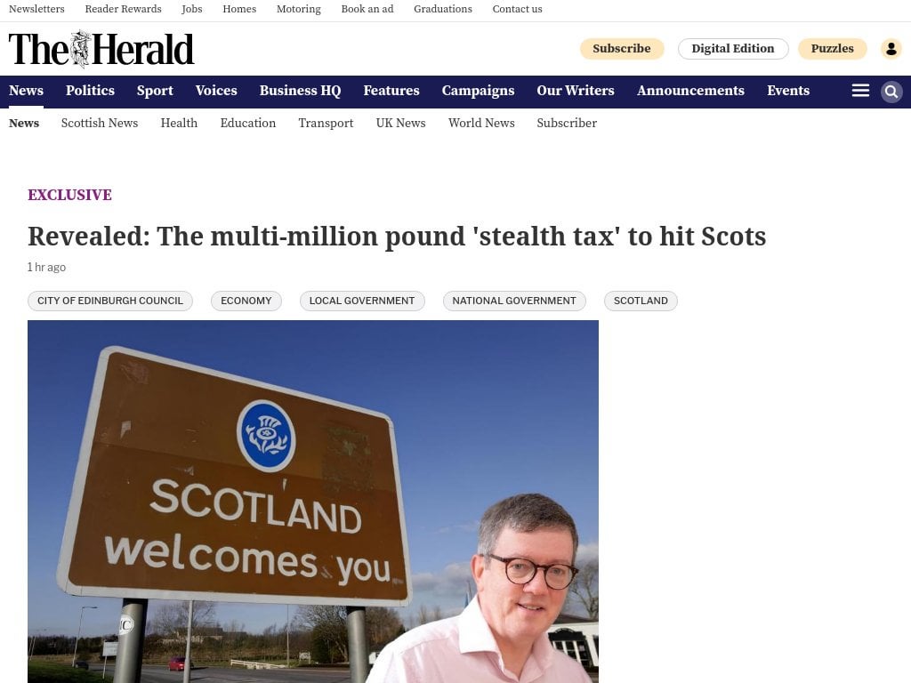 Revealed: The multi-million pound 'stealth tax' to hit Scots [the visitor levy]