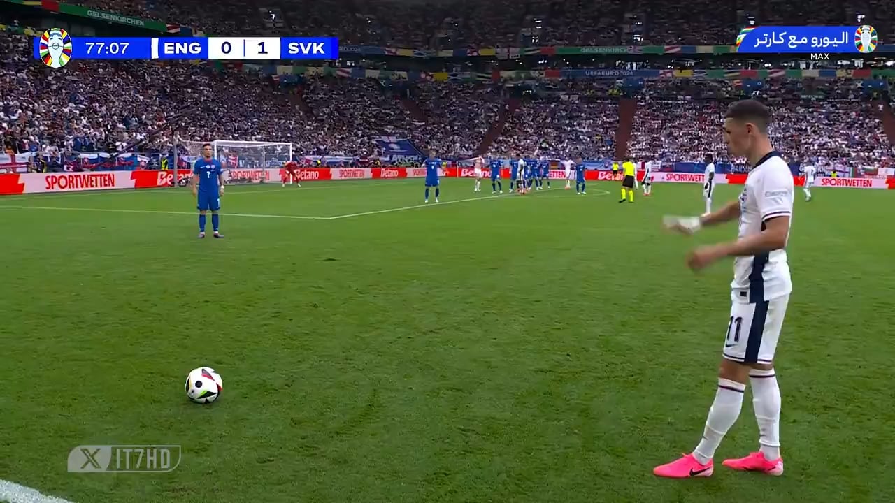 The cross of dreams from Foden and Kane makes a mess of a golden chance. No shots on target.