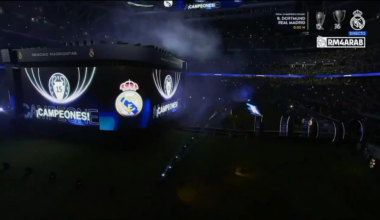 Toni Kroos: Walking out to the loudest cheer of the Bernabéu celebrations