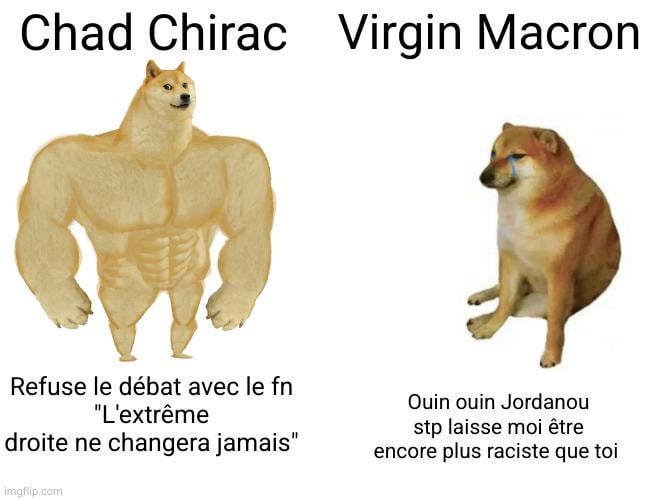 J'aurais jamais cru encenser Chirac un jour