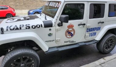 Este Jeep que me encontré en las calles de Montreal,Canada.