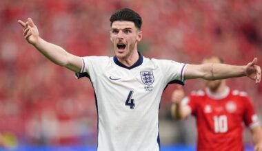 James McClean hits out at Declan Rice again as he accuses the England star of only playing sideways and backwards passes against Denmark after previously calling him 'overrated'