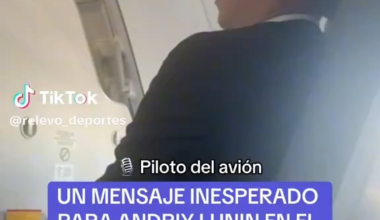 On Lunin's flight to London for the final, the pilot of the plane had a message for him. "We have a very special passenger on board, Andriy Lunin. It's thanks to him that Real Madrid are in the final, so I ask all of you to give him a big round of applause, everyone who supports our Madrid."