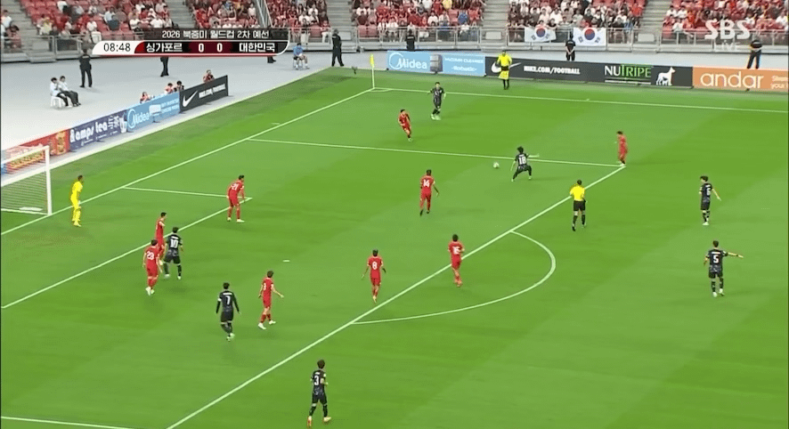 Singapore 0 - 1 South Korea - Lee Kang In 9'