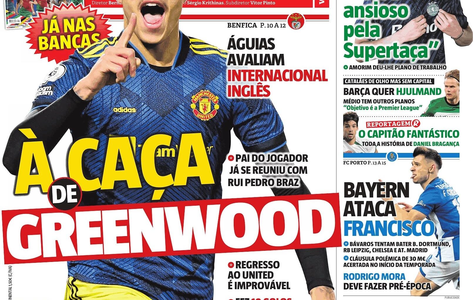 Benfica interessado em Mason Greenwood