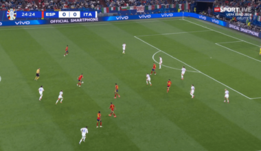 Gianluigi Donnarumma save vs. Spain 25'