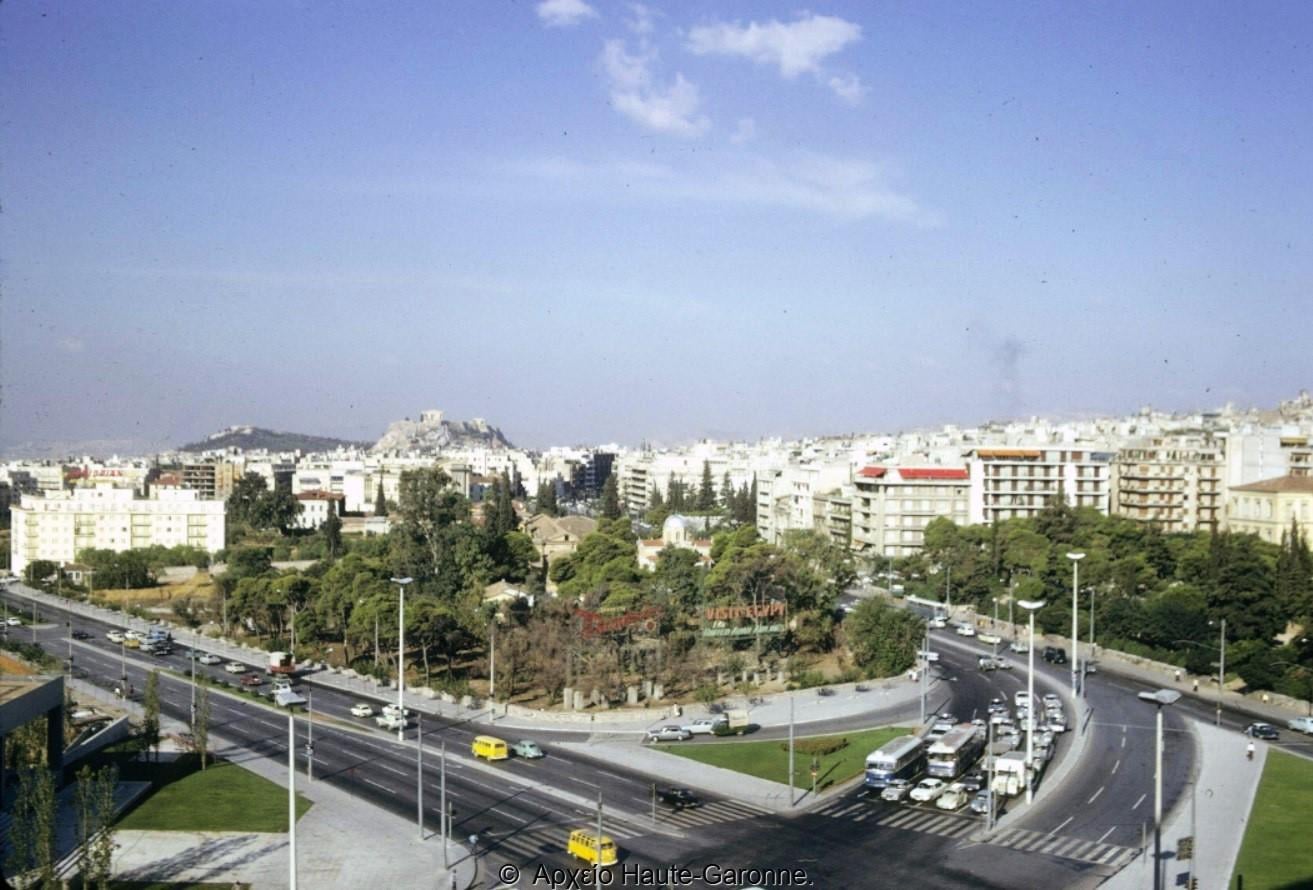 Αθήνα από το Hilton, 1969