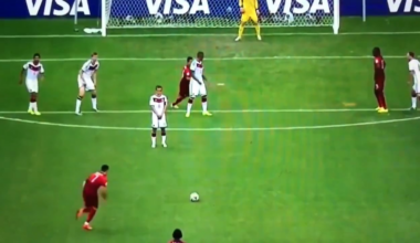 10 years ago today at 2014 World Cup, Cristiano Ronaldo took a free kick vs Germany. Germany only put Philip Lahm, the shortest guy on the field who’s 1.70m (5.7 ft), to form a wall. Cristiano still hit the wall
