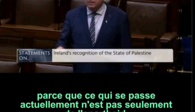 Le député irlandais Thomas Gould, a prononcé un discours mémorable suite au massacre de Rafah et la reconnaissance de la Palestine par l'Irlande « J'espère que Benjamin Netanyahu brûlera en enfer »