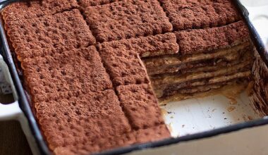 My italian NO-BAKE dessert🇮🇹 “dolce mattone”😋😍