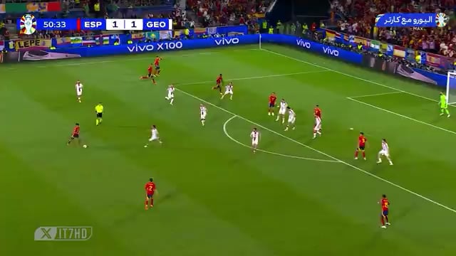 Great assist from Lamine!