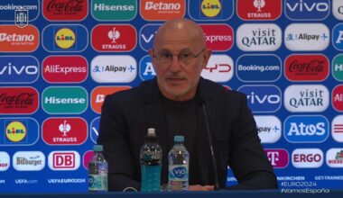 "Continuo a pensar que não há uma seleção melhor que a nossa", diz o selecionador espanhol Luis de la Fuente.