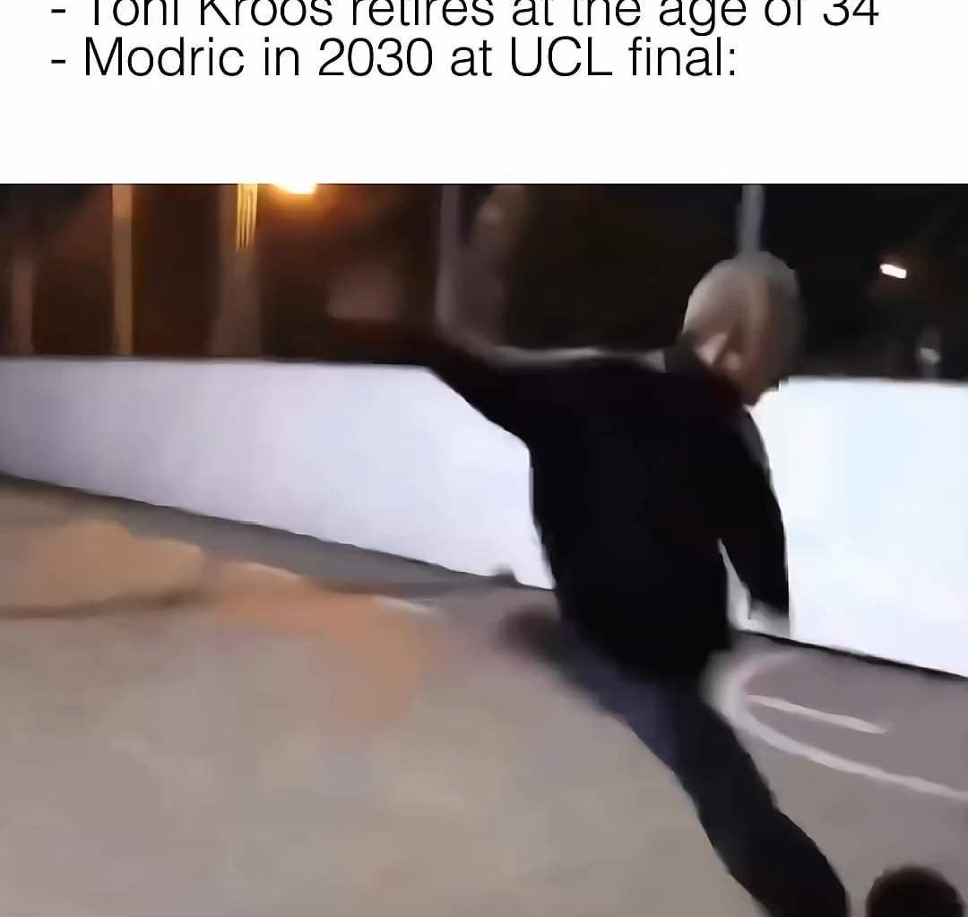 Modric in the 2030 UCL final