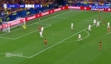 Lamine Yamal with an insane shot