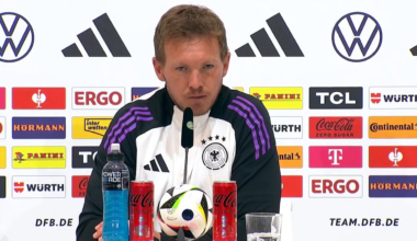 Julian Nagelsmann on 1 in 5 Germans wanting more white players: "This question is insane. There are people who had to flee due to war, economic factors, environmental disasters, people who simply want to be taken in. [...] I think it's crazy how we turn a blind eye and simply block out such things."