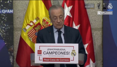 🗣️ Florentino Pérez: "We have to thank a player who has given everything on and off the pitch, thank you dear Toni Kroos."

Everyone applauding Toni Kroos 🤍