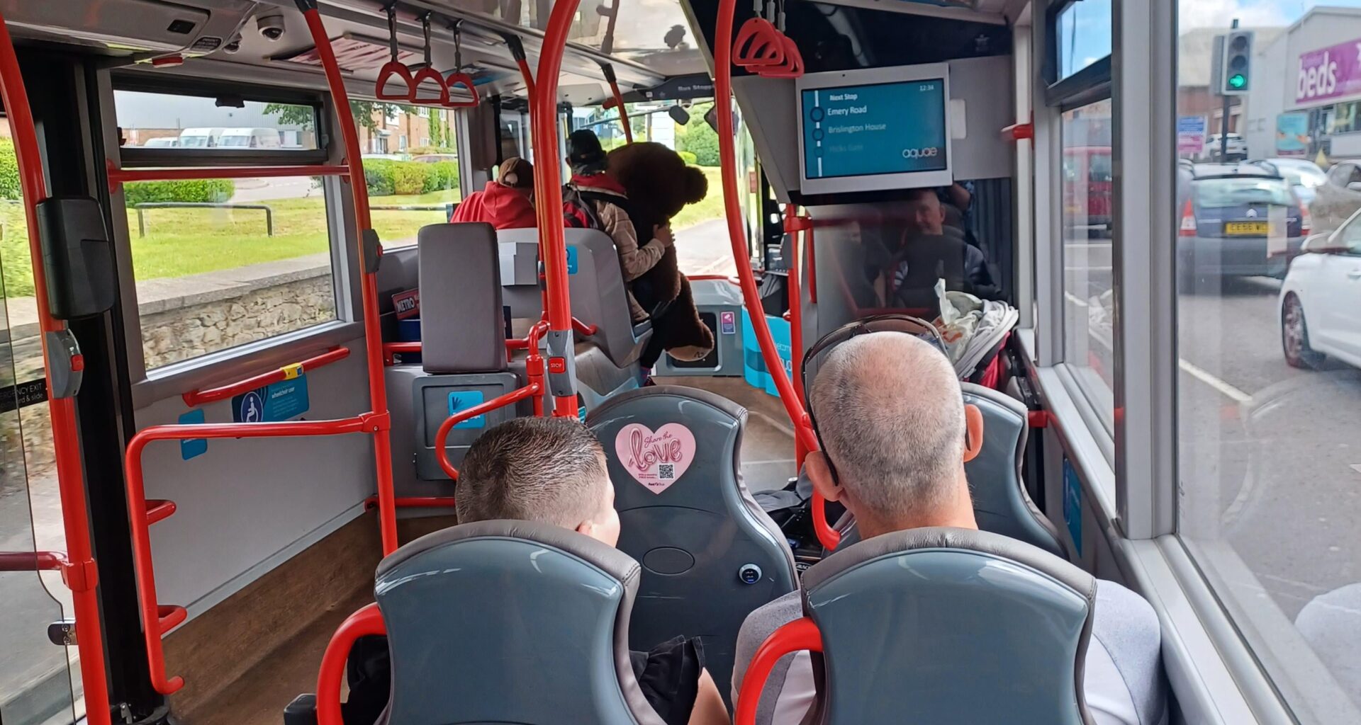 I'm on the bus, bear with me