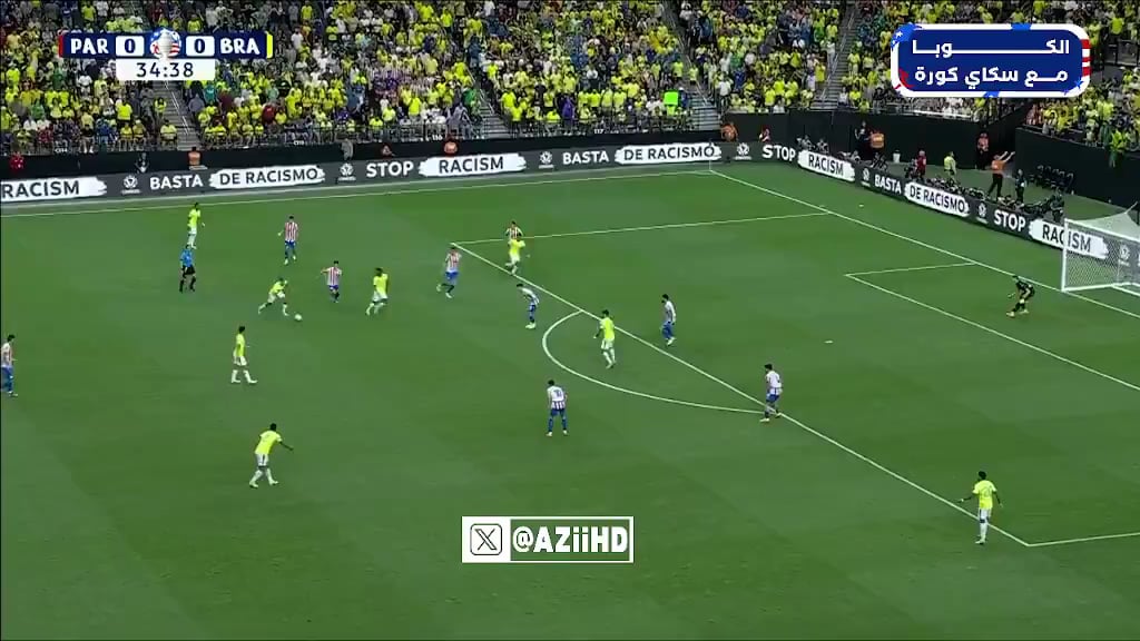 Vinicius Scores for Brazil with an amazing play