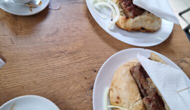 Ćevapi in Banja Luka, Bosnia and Herzegovina