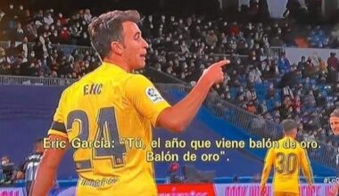 #Throwback - Eric García to Vinicius: “Hey, you! Ballon D’or for you next season! Ballon D’or”