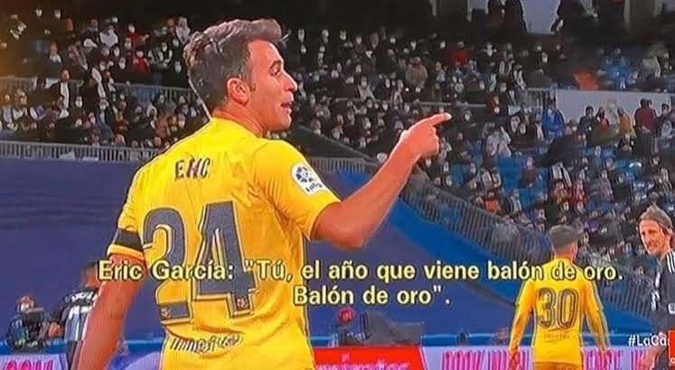 #Throwback - Eric García to Vinicius: “Hey, you! Ballon D’or for you next season! Ballon D’or”
