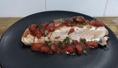 Saumon aux fraises