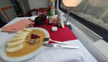Got hungry on a train, got some svíčková