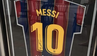 Signed Messi jersey