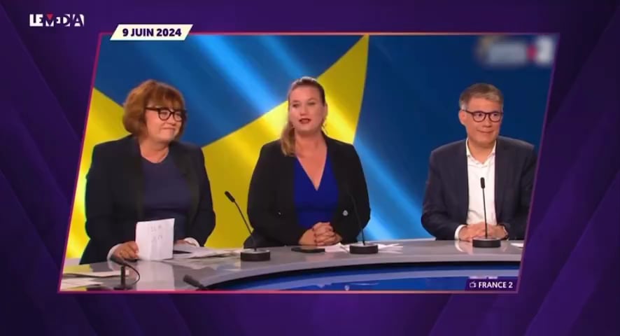 Nathalie Saint-Cricq qui ne supporte pas qu'on ne critique pas Mélenchon pendant quelques minutes, regardez bien