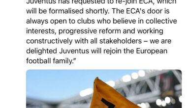 Juventus have dropped out of the European Super League and rejoined the ECA
