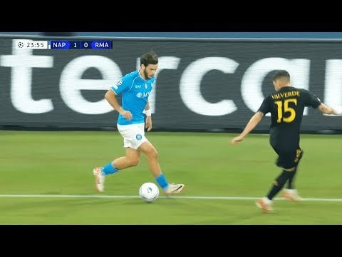 Khvicha Kvaratskhelia vs Real Madrid (Home) 23-24 (Rumored transfer to PSG)