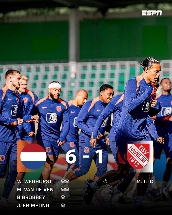 Dutch reserves win 6-1 vs TSV Havelse (Regionalliga Nord)