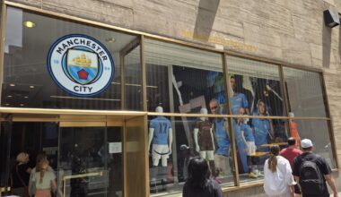 Went to the Man City pop up store in NYC.