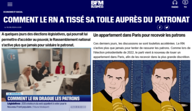 Le RN (soi-disant proche du petit peuple) courtise les patrons