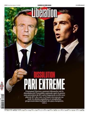 Une de Libération