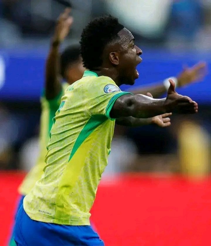 Vinicius Junior has scored 3 goals from 31 matches with Brazil. He has not scored for more than a year. The last goal Vini scored was from a penalty kick in a friendly match vs Guinea (18th June 2023). He has not scored in an official match since his goal vs South Korea in the Qatar 2022 World Cup.