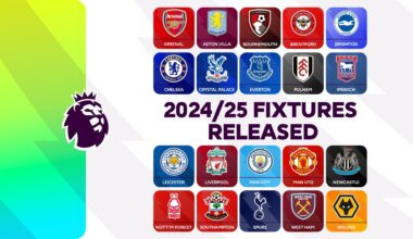 Premier League 2024/2025 Fixtures Released!