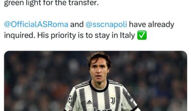 Juventus are selling Chiesa according to Sebastiano Sarno.