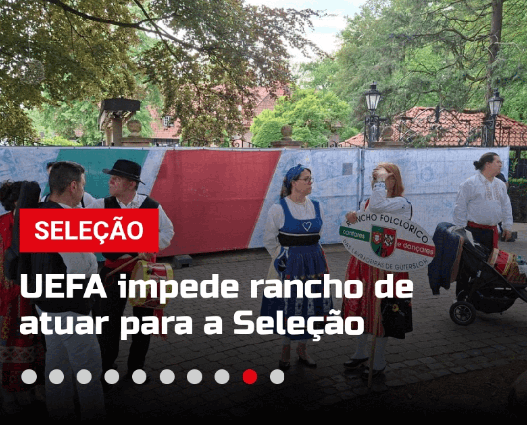 A UEFA a não deixar a selecção carregar energia portuguesa... já agora nada de vinho tinto, chouriças e queijo no hotel?