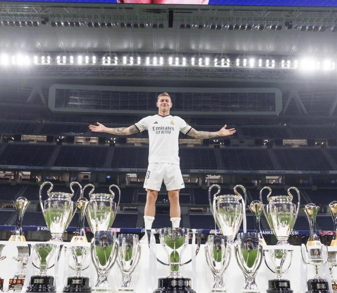 Toni Kroos on IG: "Today is officially my last day as a Real Madrid player. Feels weird but I'll always be one of you. Forever grateful.”